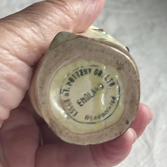 Vintage Keele Street Pottery England egg cup Hand painted - Picture 6 of 8